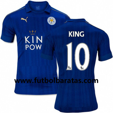 Camiseta Leicester City Andy King Primera Equipacion 2016-17