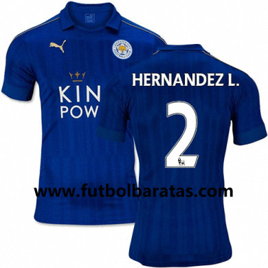 Camiseta Leicester City Luis Hernandez Primera Equipacion 2016-17
