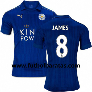 Camiseta Leicester City Matty James Primera Equipacion 2016-17