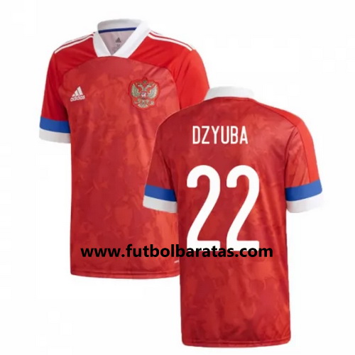 Camiseta Rusia Dzyuba 22 Primera Equipacion 2019-2020