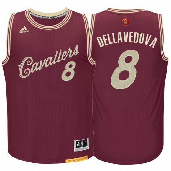 Camiseta baloncesto Cleveland Cavaliers Navidad 2015 Matthew Dellavedova 8 Roja