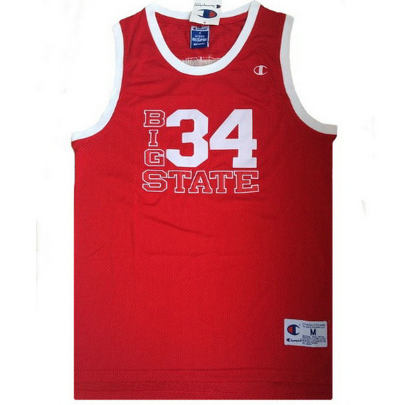 Camiseta baloncesto Lincoln Ray Allen 34 Jesus Shuttlesworth Roja