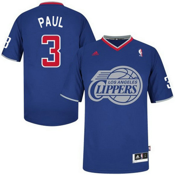 Camiseta baloncesto Los Angeles Clippers Navidad 2013 Chris Paul 3 Azul