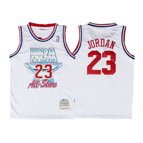 Camiseta baloncesto Michael Jordan 23 Blanco All Star 1992 Hombre