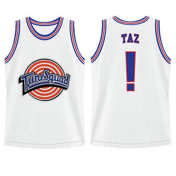 Camiseta baloncesto Tune Squad Taz ! Blanca