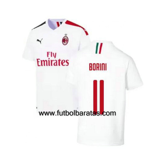 Camiseta BORINI 11 del Ac Milan 2019-2020 Segunda Equipacion