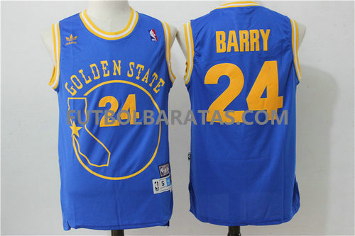 camiseta Barry logo 24 golden state warriors 2017 azul