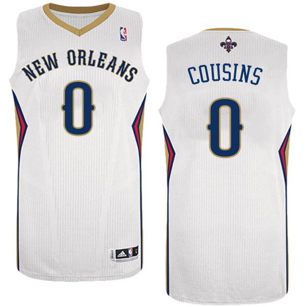 camiseta Demarcus Cousins logo 0 new orleans pelicans draft 2016 blanca