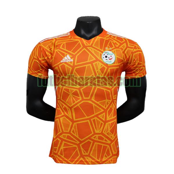 camiseta argelia 2023 naranja special edition player