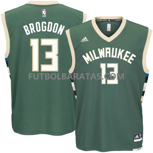 camiseta baloncesto Brogdon 13 milwaukee bucks 2017 verde