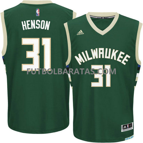 camiseta baloncesto Henson 31 milwaukee bucks 2017 verde