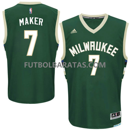 camiseta baloncesto Maker 7 milwaukee bucks 2017 verde