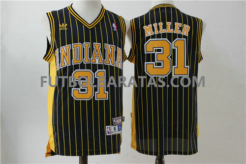 camiseta baloncesto Miller 31 indiana pacers tira 2017 negro