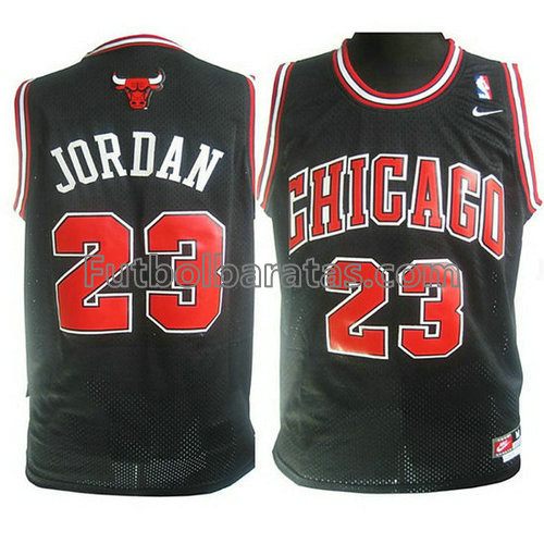 camiseta baloncesto ninos chicago bulls Michael Jordan Número 23 negro