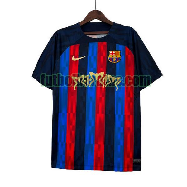 camiseta barcelona 2022 2023 azul rojo special edition