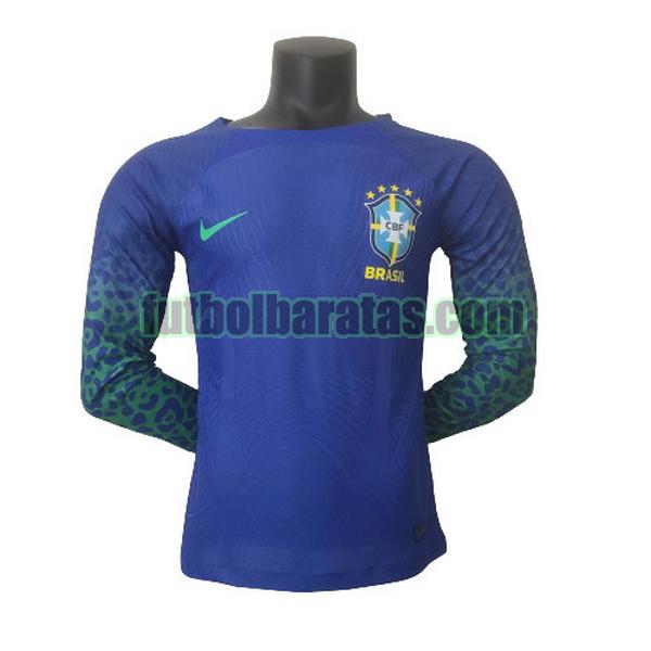 camiseta brasil 2022 azul segunda player ml