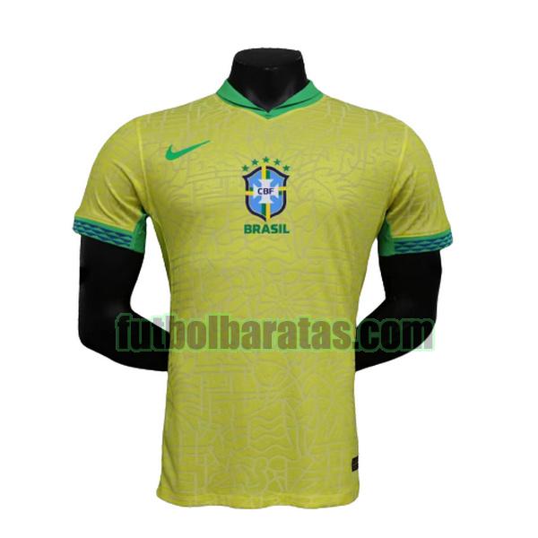 camiseta brasil 2023 amarillo primera player