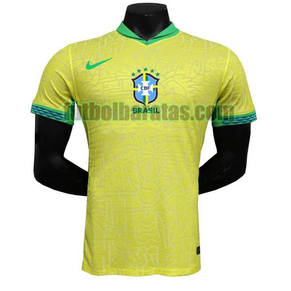 camiseta brasil 2024 amarillo primera player
