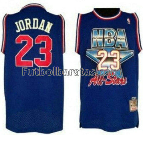 camiseta de baloncesto Michael Jordan Número 23 all star 1992 azul