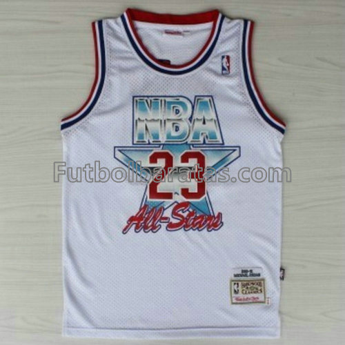 camiseta de baloncesto Michael Jordan Número 23 all star 1992 blanca