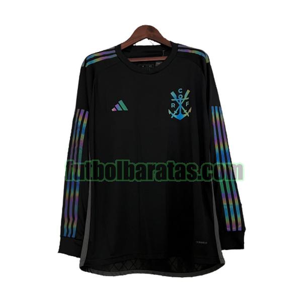 camiseta flamengo 2023 2024 negro tercera ml