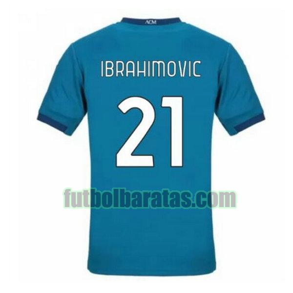 camiseta ibrahimovic 21 ac milan 2020-2021 tercera