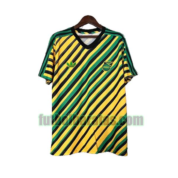camiseta jamaica 2024 amarillo verde training