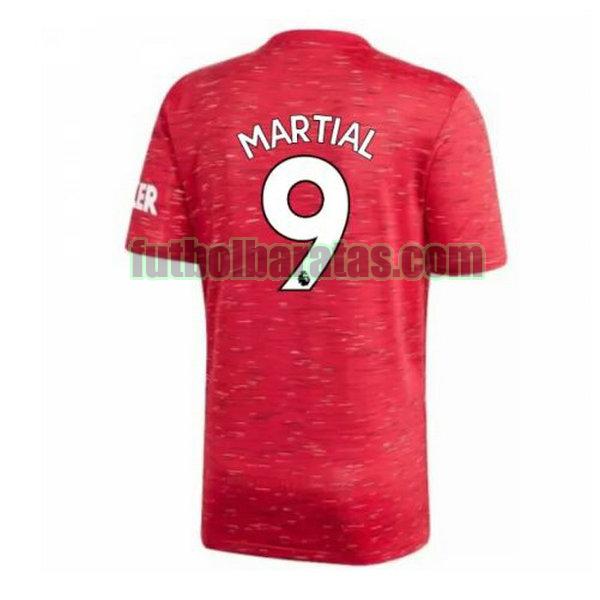 camiseta martial 9 manchester united 2020-2021 primera