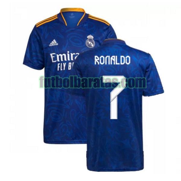 camiseta ronaldo 7 real madrid 2021 2022 azul segunda