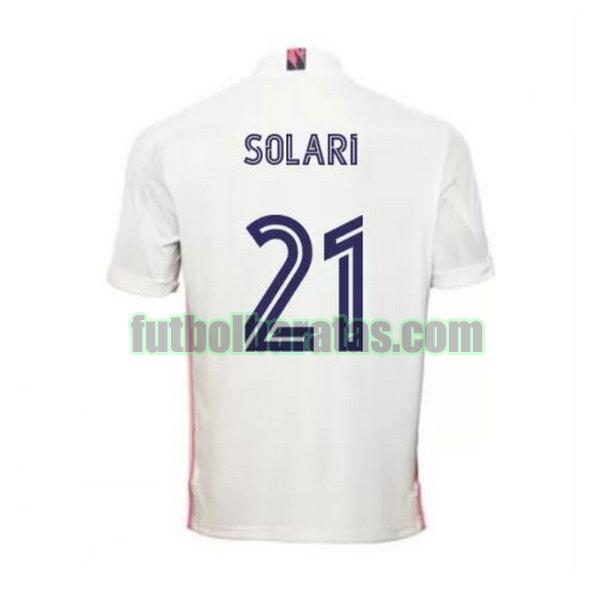 camiseta solari 21 real madrid 2020-2021 primera