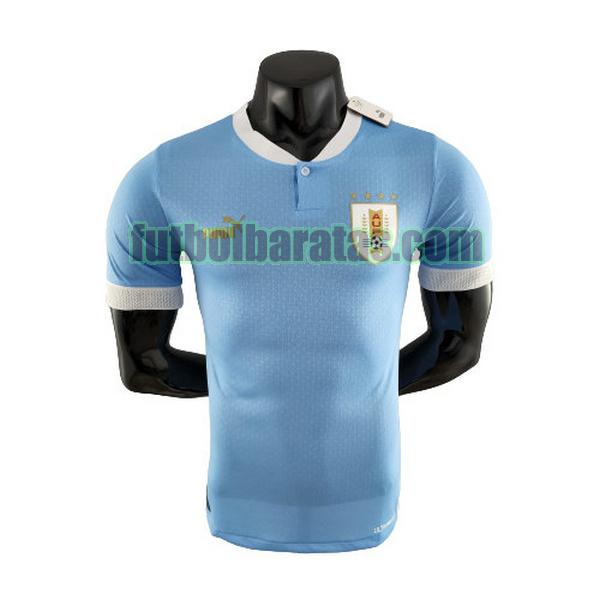 camiseta uruguay 2022 azul primera player