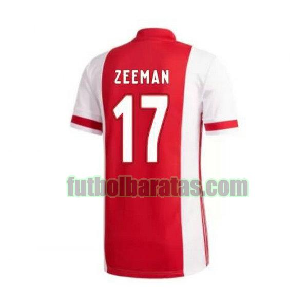 camiseta zeeman 17 ajax 2020-2021 primera