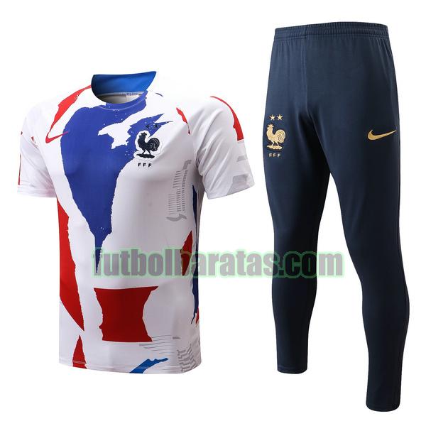 entrenamiento francia 2022 2023 azul blanco rojo conjunto
