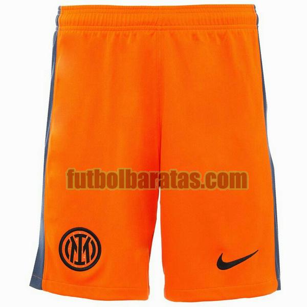 pantalones cortos inter milán 2023 2024 naranja tercera