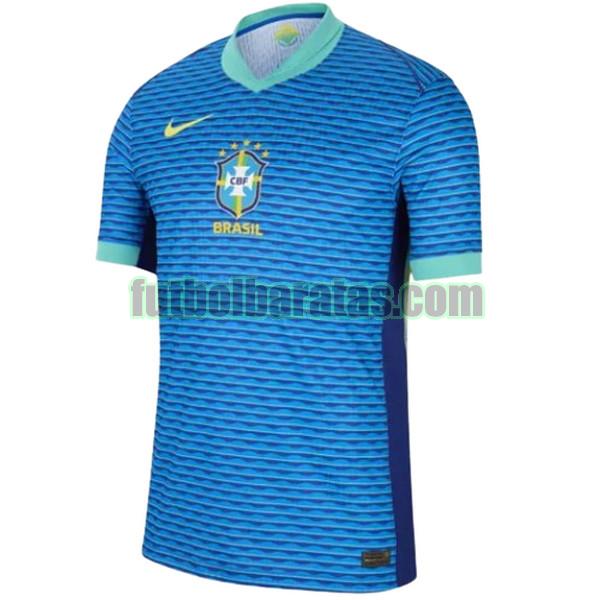 tailandia camiseta brasil 2024 azul segunda