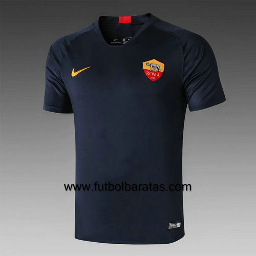 Azul Marino Camiseta del as roma 2019-2020 Equipacion