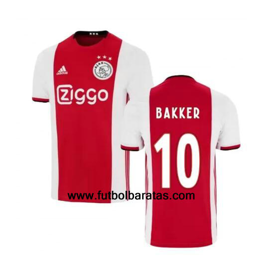 Camiseta Ajax Bakker Primera Equipacion 2019-2020