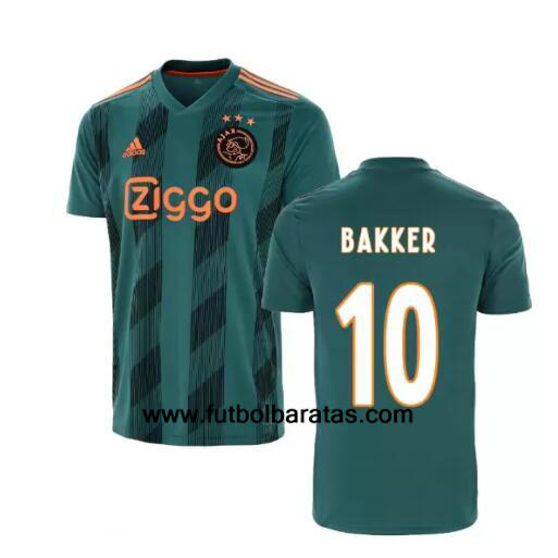 Camiseta Ajax Bakker Segunda Equipacion 2019-2020