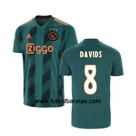 Camiseta Ajax Davids Segunda Equipacion 2019-2020