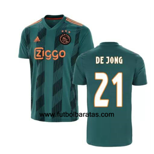 Camiseta Ajax De Jong Segunda Equipacion 2019-2020