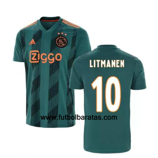 Camiseta Ajax Litmanen Segunda Equipacion 2019-2020
