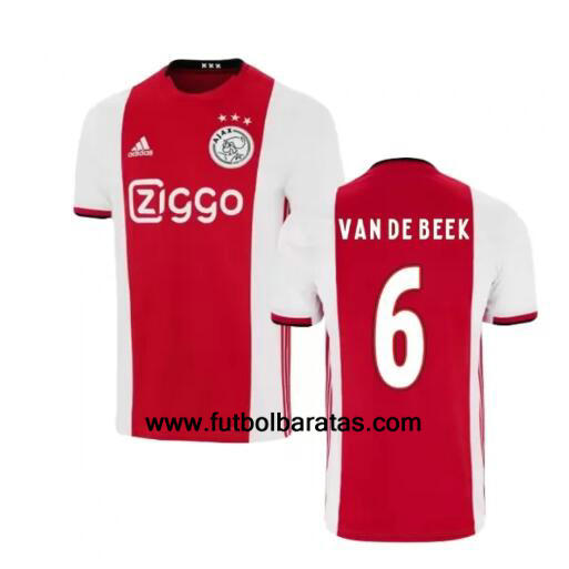Camiseta Ajax Van De Beek Primera Equipacion 2019-2020