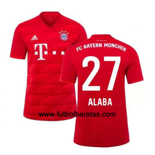 Camiseta Alaba bayern munich 2019-2020 Primera Equipacion