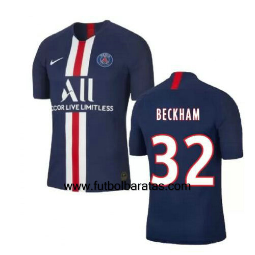 Camiseta BECKHAM del Paris Saint Germain 2019-2020 Primera Equipacion