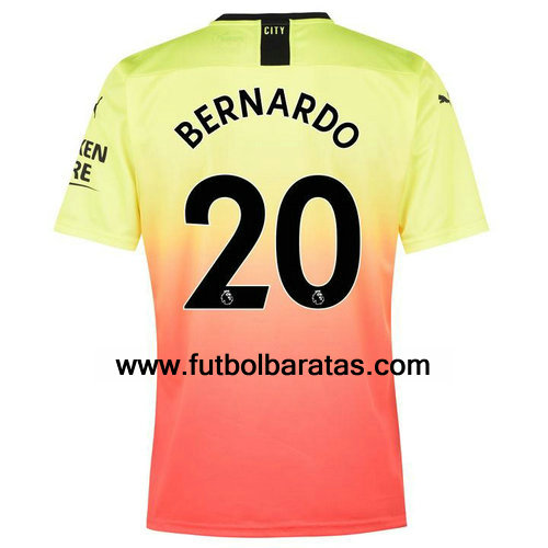 Camiseta De Bernardo del Manchester City 2019-2020 Tercera Equipacion