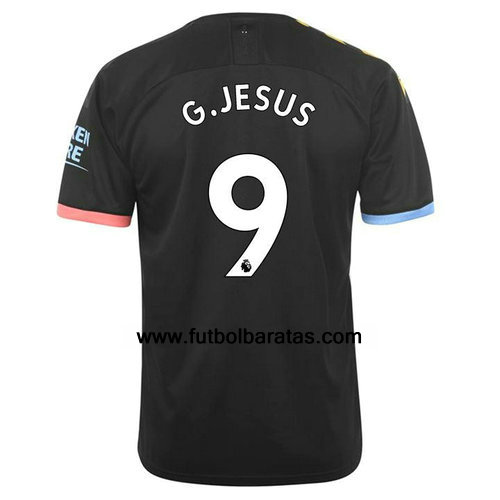 Camiseta De Gabriel del Manchester City 2019-2020 Segunda Equipacion