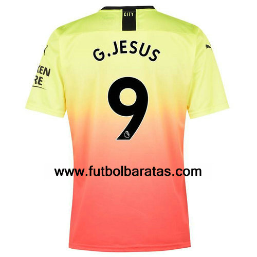 Camiseta De Gabriel del Manchester City 2019-2020 Tercera Equipacion