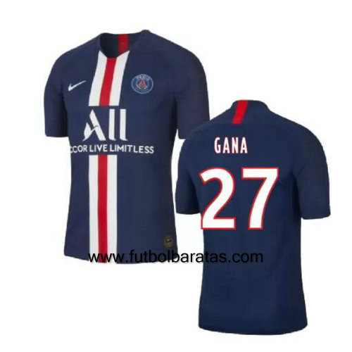 Camiseta Gana del Paris Saint Germain 2019-2020 Primera Equipacion