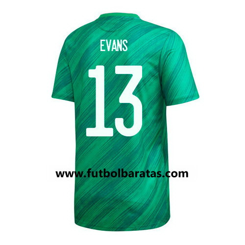 Camiseta Irlanda du Norte evans 13 Primera Equipacion 2020