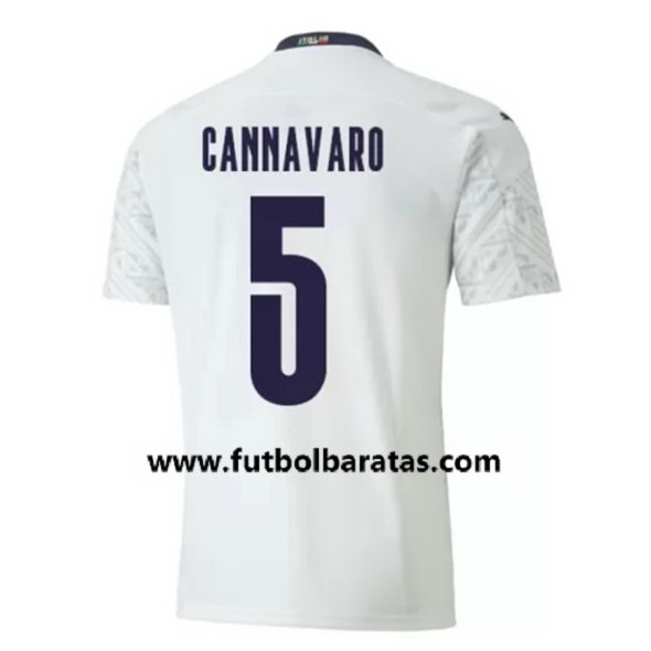 Camiseta Italia cannavaro 5 Segunda Equipacion 2020